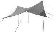 Bo-Camp - Tarp - Motif en losange « Travel » - Rectangulaire - 4 x 4 mètres