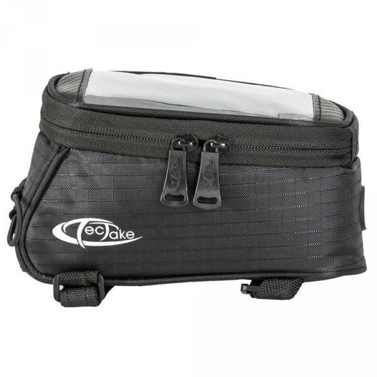 TecTake - Sacoche de cadre sacoche de vélo pour p.ex. smartphone etc. noir M 401614