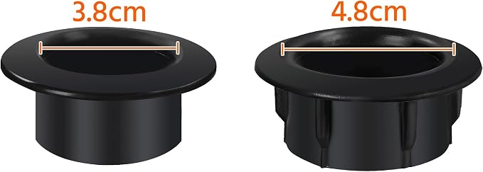 Pied de parasol Yaheetech 46 x 46 cm – Pour mâts de parasol de Ø 3,8 et 4,8 cm – Résistant aux intempéries