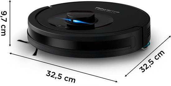 Rowenta X-Plorer Série 85+ RR87D5 - Robot aspirateur - Avec fonction de lavage - Accessoires supplémentaires inclus - Adapté à tous les types de sols - Station de vidage automatique