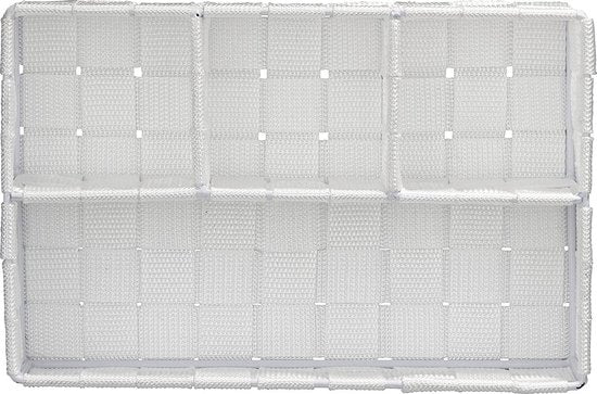 Wenko Organizer Adria 17 x 26 x 6,5 cm, polypropylène, blanc