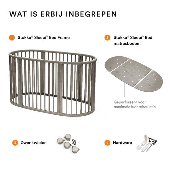 Lit bébé Stokke® Sleepi™ V3 - Hazy Grey