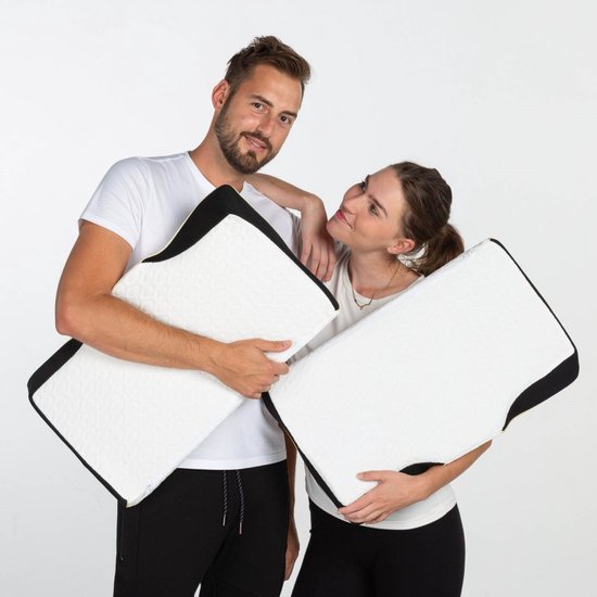 Oreiller Vitapur - Anti-Ronflement - Oreiller de tête - Oreiller anti-ronflement - Douleur de cou - Ronflement - Oreiller de tête 40x60 cm