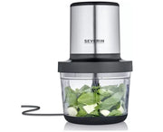 Hachoir Severin KM 3867 - hachoir électrique - 400 W - Noir (mat), acier inoxydable (brossé), verre