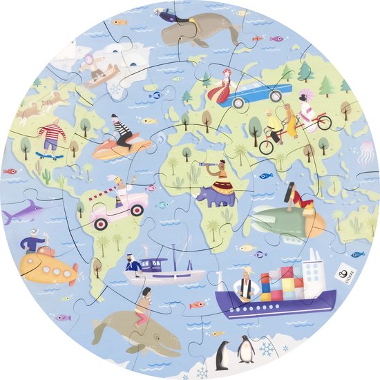 Puzzle Stokke® MUtable™ V2 - Le tour du monde