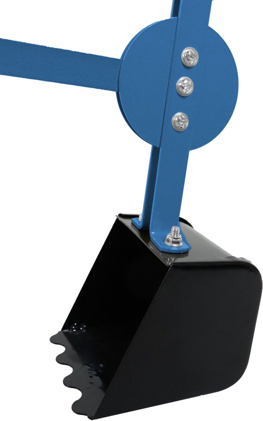 AXI Dean, petite pelleteuse pour bac à sable, bleue/noire – 4 roues – siège pivotant à 360°