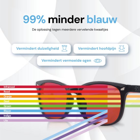 LC Eyewear Lunettes d'ordinateur - Lunettes à lumière bleue sans force - Lunettes à lumière bleue - Lunettes d'écran carrées - Lunettes unisexes sans force - Rouge