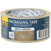 Ruban d'emballage TCX - 55 m x 48 mm - Transparent