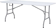 Table de bière pliable AXI Elba – Blanche – 180 x 74 x 75 cm – Pliable – Avec poignées – Idéale à emporter – Structure en acier et plastique HDPE – Portable et peu encombrante – Jusqu’à 150 kg