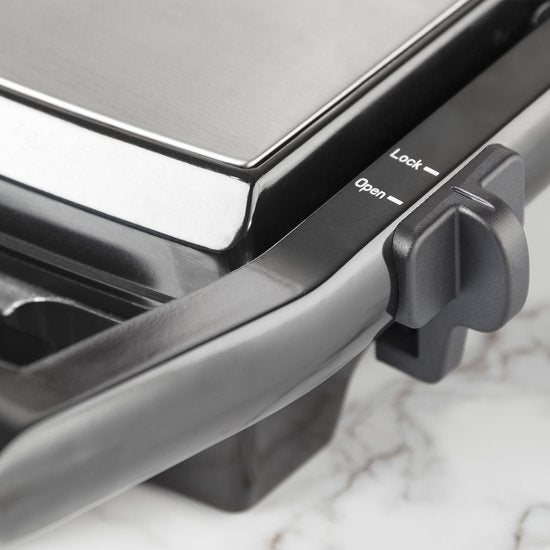 Princess Panini Grill 112415 - Grand grill à contact 30 x 24 cm - Appareil à croque-monsieur - Appareil à grill - 2 000 W - Couvercle supérieur coulissant - « Meilleur achat » selon le guide des consommateurs d'octobre 2025