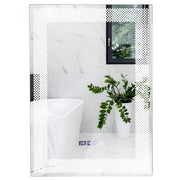 Miroir de salle de bains Coast à LED - fonction anti-buée - mémoire - argent - 70 x 50 cm