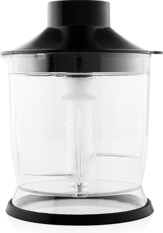 Mixeur plongeant Tristar 1000 W - MX-4829 - 1 vitesse avec fonction turbo - avec verre doseur - en acier inoxydable