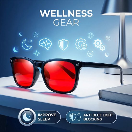 Lunettes anti-lumière bleue / Lunettes avec filtre de lumière bleue – Lunettes de lecture pour ordinateur et jeux vidéo pour hommes et femmes – Filtre de lentille rouge, lunettes de soleil à couleur variable, accessoire pour le travail de nuit et les écra
