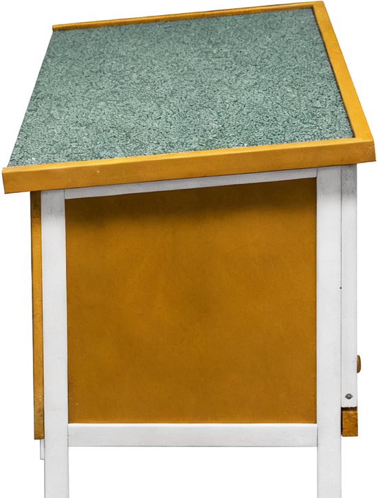 Clapier - clapier pour rongeurs (lapins, cochons d'Inde) - cage pour animaux - abri pour animaux - adapté à une utilisation à l'intérieur et à l'extérieur