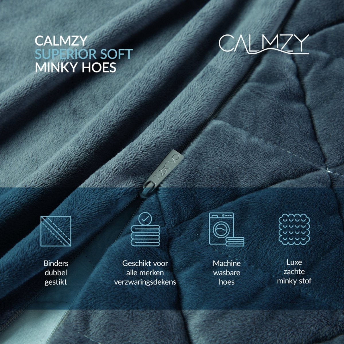 Calmzy Blackout Rug Bundle 7 kg - - Tapis d'occultation et housse de tapis d'occultation - 150 x 200 cm - Charcoal