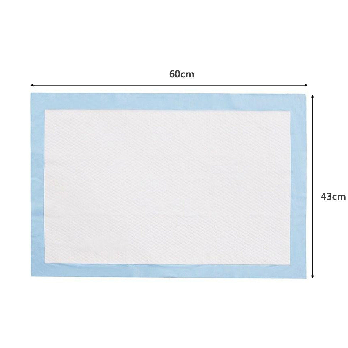 Coast 300 pièces papiers de dressage pour chiens Conception étanche à 5 plis 60 x 40 cm