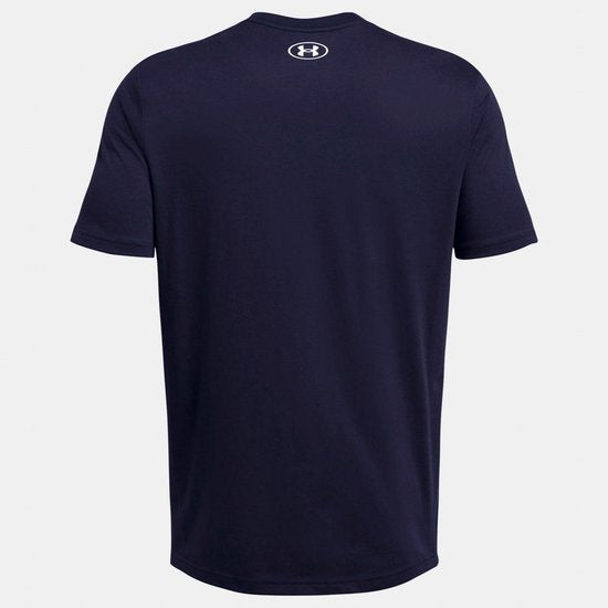 T-shirt de sport pour homme Under Armour UA SPORTSTYLE LOGO UPDATE SS-BLU - Academy - Blanc