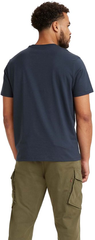 T-shirt Levi's à logo graphique bleu foncé (navy) - Taille L - Homme - T-shirts décontractés