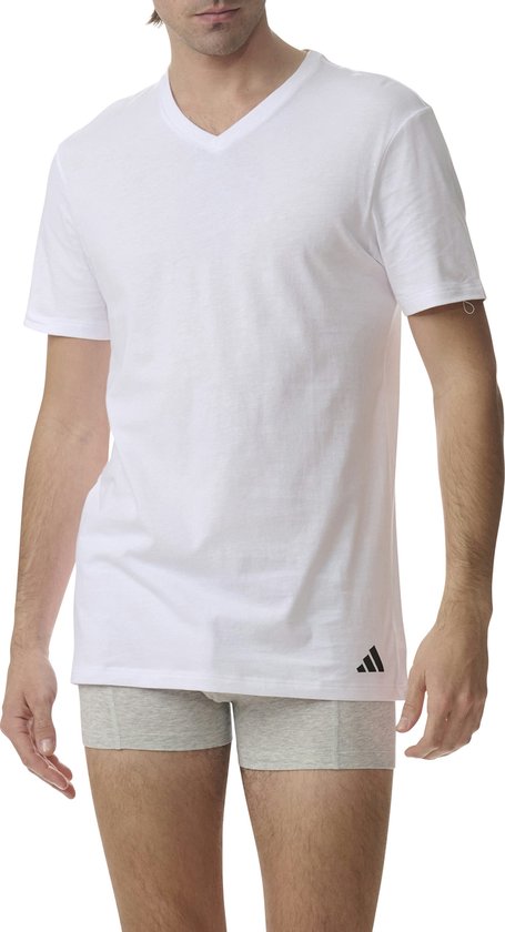 T-shirt à col en V Adidas pour homme (lot de 3) - Taille XXL