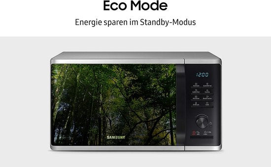 Micro-ondes Samsung MS2AK3515AS/EG – 800 W – largeur 48,9 cm – intérieur en céramique émaillée résistante aux rayures – programme de décongélation « Quick Defrost » Intérieur en céramique émaillée résistante aux rayures