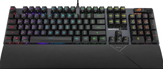 ASUS ROG STRIX SCOPE II RX/RXRD - Clavier - XA12 - Filaire - USB - Noir - QWERTY