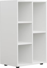 DMV - Armoire à compartiments - Armoire à compartiments Séparation de pièces - Armoire à compartiments Blanche - Armoire murale - Bibliothèque - Bibliothèque Blanche - Bibliothèque - blanche - 5 compartiments