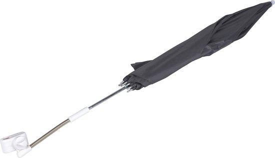 Bo-Camp - Parasol de chaise - Universel - Ø 106 cm - Gris