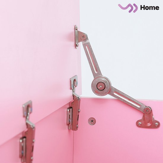 VDD Home - Coffre de rangement - coffre à jouets - coffre à couvertures - Rose - Bois - 100 x 40 x 40 cm