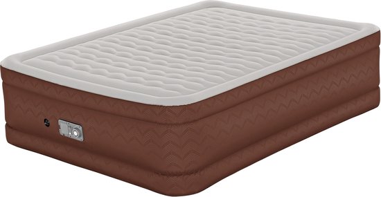 Matelas gonflable AlwayzAire Fortech Queen avec pompe double Comfort Choice+ intégrée, 2,03 m x 1,52 m x 51 cm