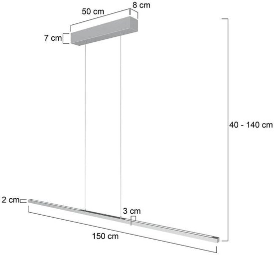 Steinhauer - Lampe suspendue -  acier - métal - Lampe Design - LED