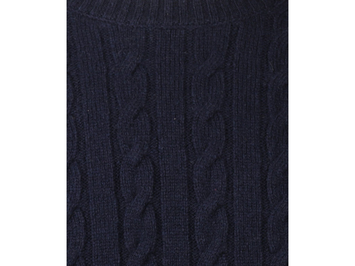 McGregor Cable Crew Neck Sweater Navy - Taille S - Bleu foncé