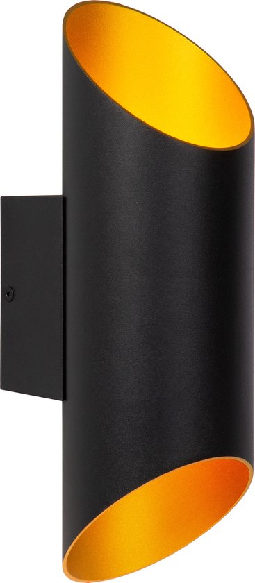 Lucide QUIRIJN - Applique murale - Ø 10 cm - 1xG9 - Noir