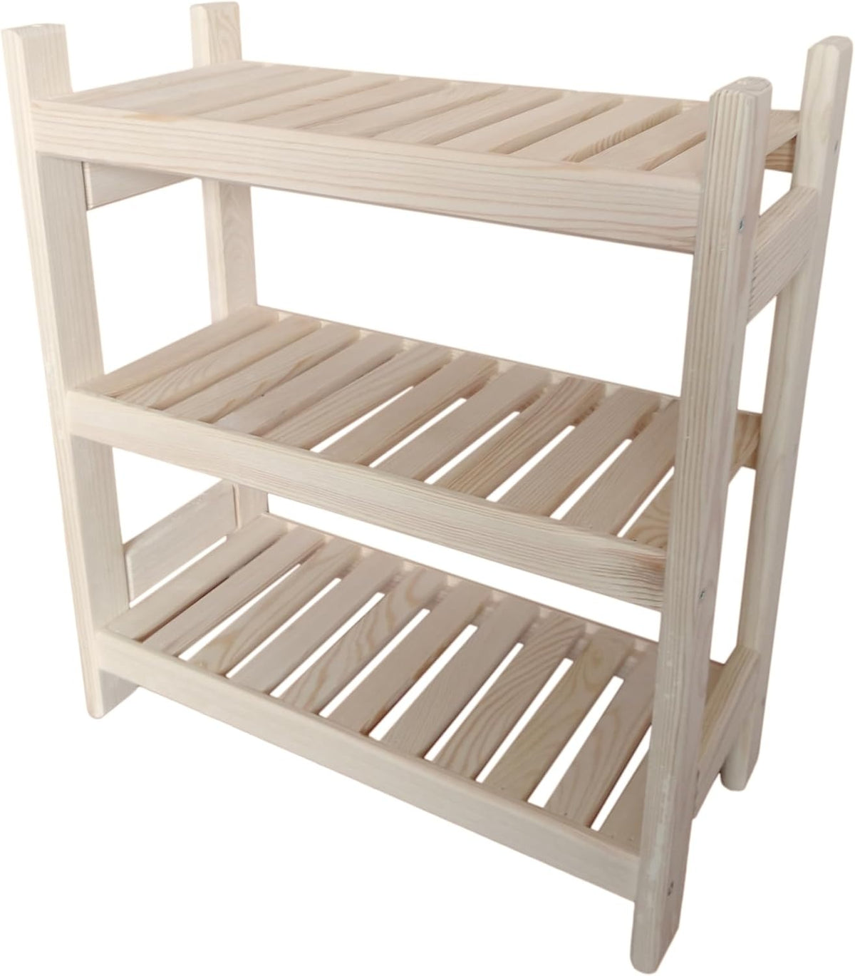 Stolarstwo Wochnik S.C. Étagère de rangement en bois - 3 tablettes - Pin