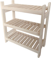 Stolarstwo Wochnik S.C. Étagère de rangement en bois - 3 tablettes - Pin