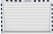 Dunlop Voetbaldoel - Voetbal Goal 300 x 90 x 200 cm - Voetbalgoal Groot - Buitenspeelgoed voor Kinderen en Volwassenen - Snelle Montage - Voetbal Training Doel - Metaal - Zwart/ Wit