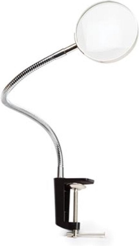 Loupe Velleman, avec col de cygne et pince de table, 1,75x