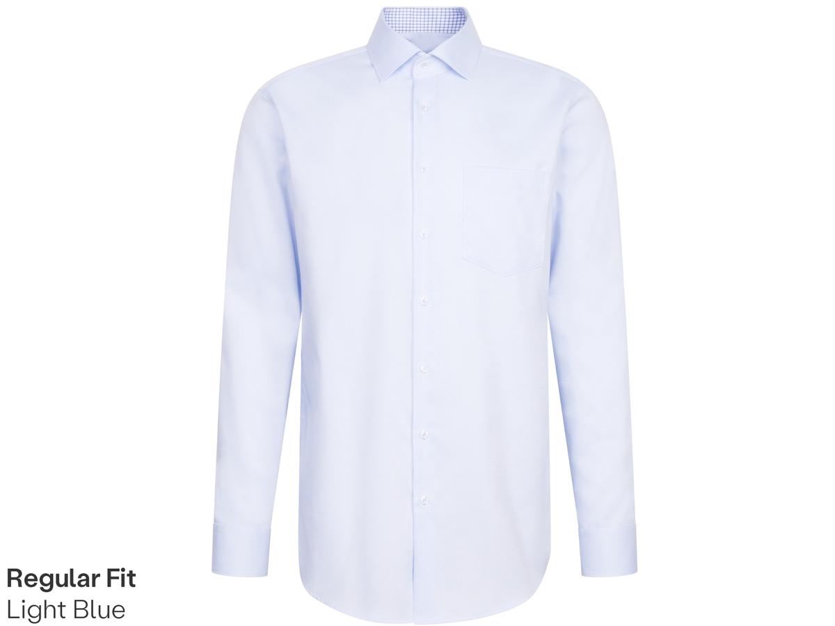 Chemise de travail Seidensticker New Kent - Coupe classique - taille 41 - Bleu clair