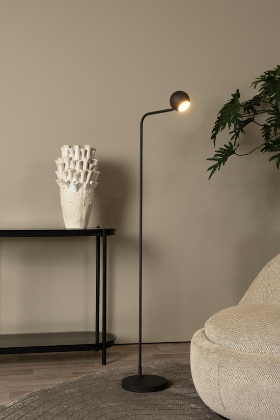 Lucide COMET - Lampadaire rechargeable - Batterie - LED à 3 niveaux de réglage de l'intensité - 1 x 3 W, 2700 K - Noir