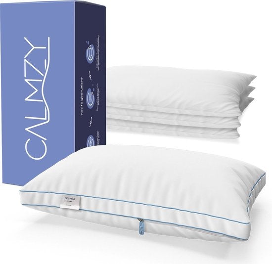 Calmzy Oreiller réglable - oreiller chambre à coucher - oreiller cervical - oreiller 50x60 - oreiller dormeur latéral