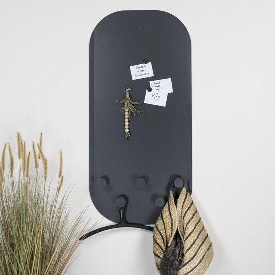 Porte-manteau Espen de Spinder Design - Noir - 5 crochets - Acier