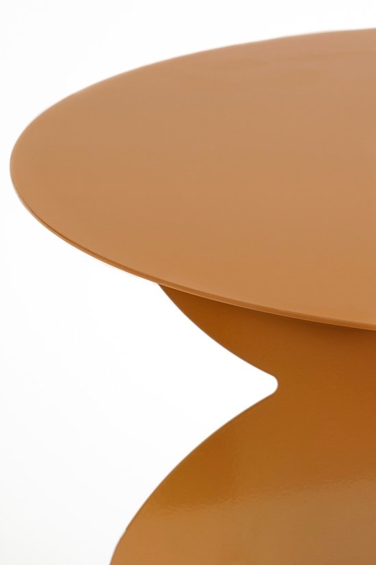 Table d'appoint Rafi de Mica Decorations - H40 x Ø45 cm - Fer - Marron