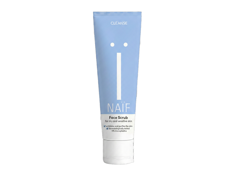 Gommage circulaire pour le visage Naïf - 50 ml - Végan et sans microplastiques
