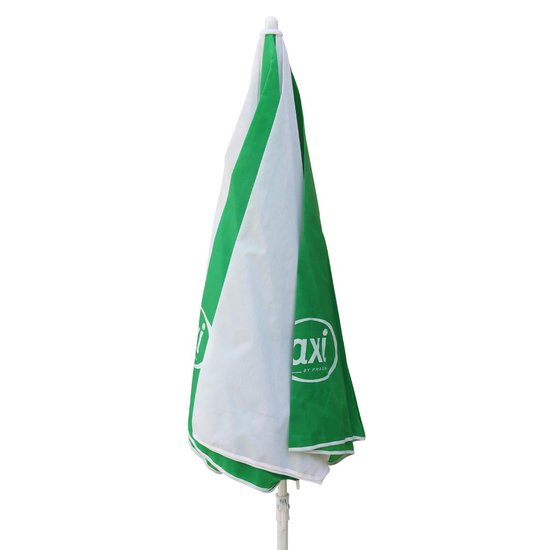 Parasol AXI vert/blanc - Parasol pour enfants de 125 cm  - Compatible avec les tables de pique-nique, les tables à eau et les bacs à sable AXI
