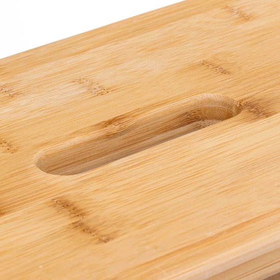 5Five Petit escabeau / Tabouret / Marchepied en bambou - 3 marches