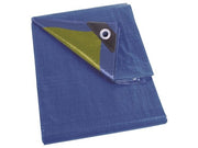 Bâche Perel - Bleu/Kaki - Solide - 6 X 10 M