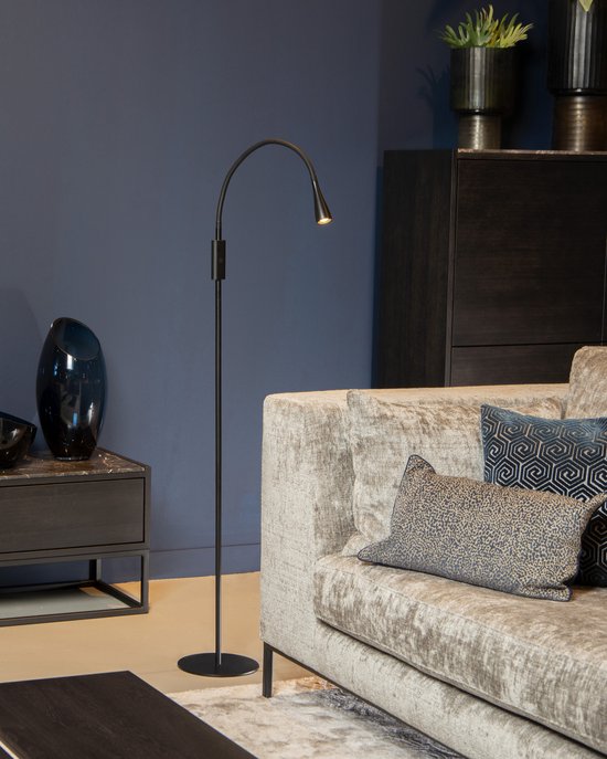 Lucide ZOZY - Lampe de lecture - LED à 3 niveaux de luminosité - 1x4 W 3000 K - Noir