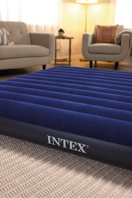 Matelas gonflable Intex King Dura-Beam Classic Downy - 203 x 183 x 22 cm