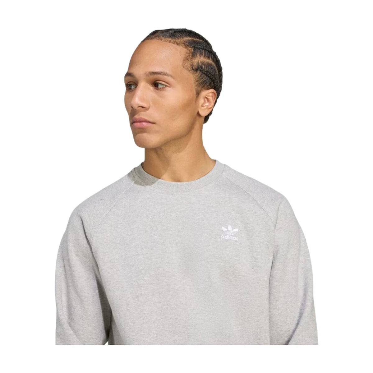 Pull adidas Trefoil Essentials - JY6140 - Gris - Taille L