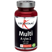 Lucovitaal Multi A-Z - 2 x 180 comprimés - Pour hommes et femmes - Avec du magnésium, du calcium et de la vitamine C