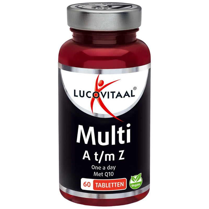 Lucovitaal Multi A-Z - 2 x 180 comprimés - Pour hommes et femmes - Avec du magnésium, du calcium et de la vitamine C